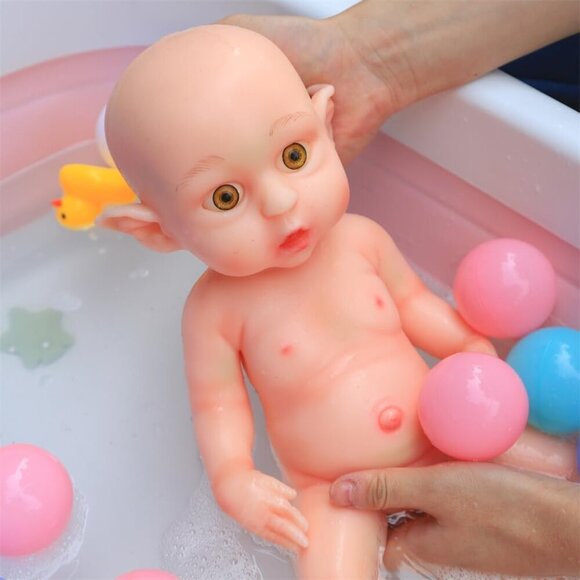 🆕 16.5Inches Soft Cloth Body Realistic Reborn Baby Boy Doll - Picture 4 of 6